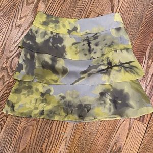 Layered flowy printed skirt from the limited
